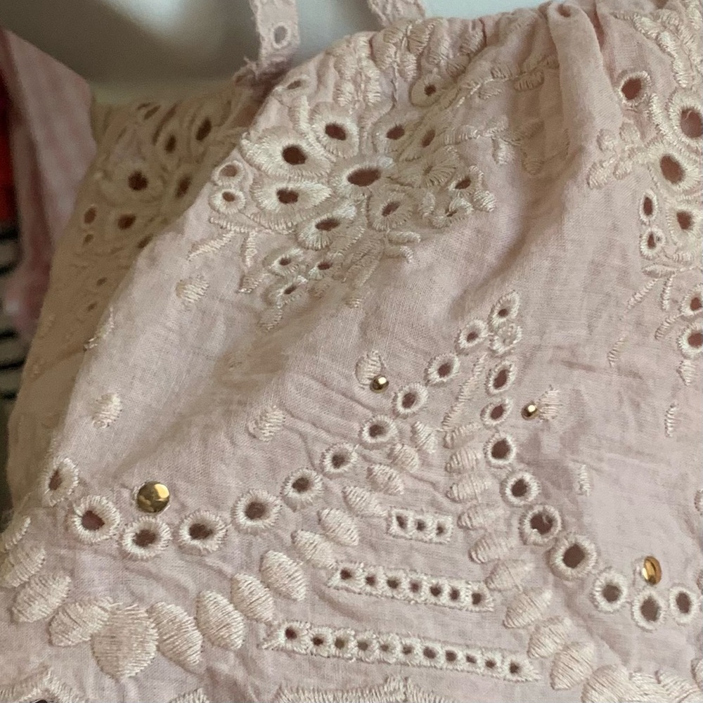 NWOT Ank Rouge Japanese Clothing Brand Eyelet Top Size M - Picture 4 of 9